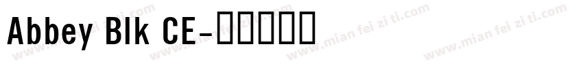 Abbey Blk CE字体转换